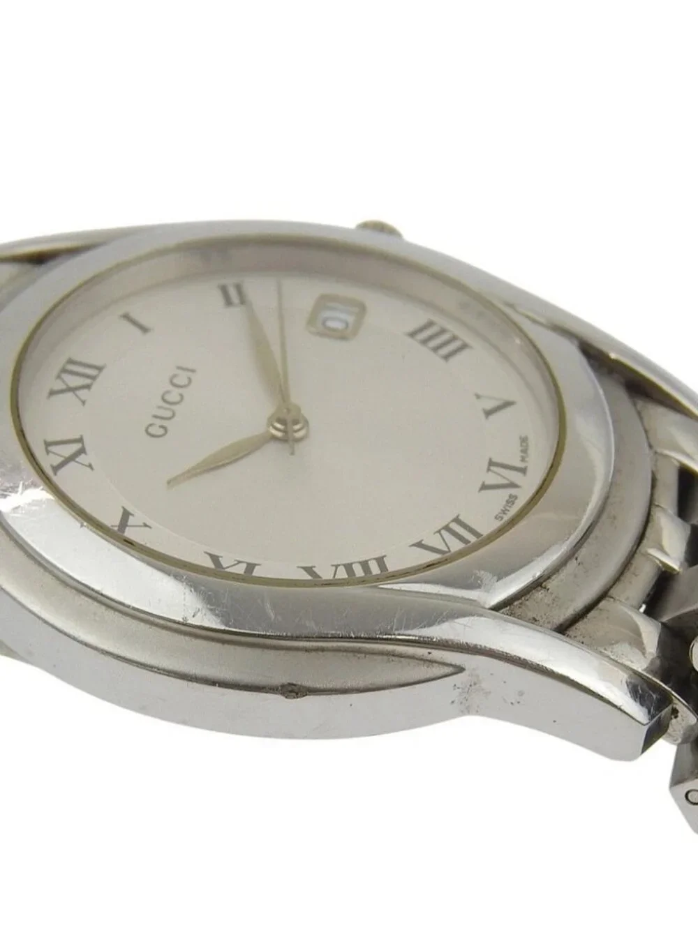 GUCCI Watches 5500M Silver SilverDial Stainless Steel Quartz Analog displa... - Picture 6 of 13